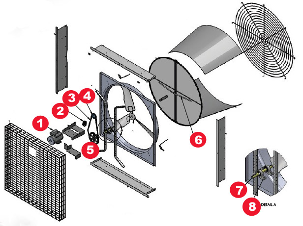 Windstorm Fan parts diagram